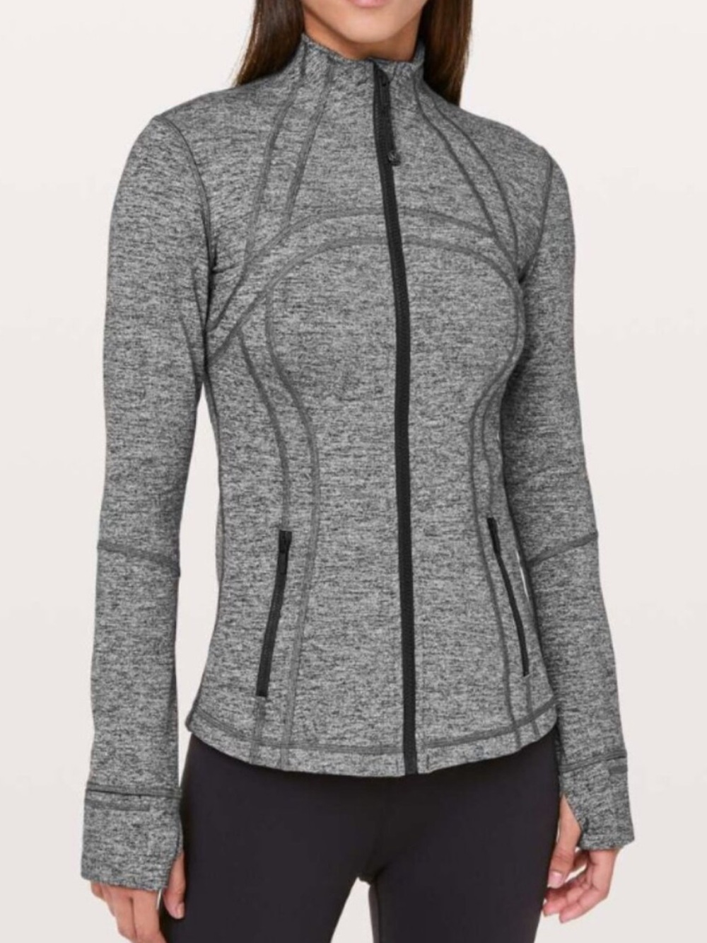 Lululemon Define Jacket Luon Heathered Black Size 2